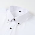 thumbnail image 4 of Wancir Mens Dress Shirts Long Sleeve Button Down Shirts for Men Casual Solid Formal Business Regular Fit Shirt, 4 of 8
