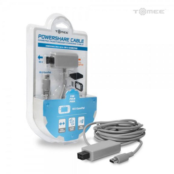 Tomee PowerShare Cable for Wii U GamePad