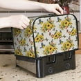 thumbnail image 7 of Uemuo Bird Sunflowers Print Toaster Cover 2 Slice, Small Kitchen Appliance Covers, Toaster Oven Cover with Loop, Bread Machine Cover Dust Cover Protection, 7 of 7