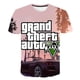 thumbnail image 1 of 2023 Grand Theft Auto juego GTA 5 niño verano camisetas Cool GTA5 chica camiseta estampado colorido GTA 5 camiseta divertida ropa 12T Gao Jinjia LED, 1 of 2