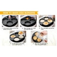 thumbnail image 6 of Egg Frying Pan with Lid, Fried Egg Pan Nonstick 4 Cups Pancake Pan with Silicone Spatula & Brush, Non-Stick Coating with cover, 6 of 6