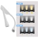 thumbnail image 3 of Luz LED de lectura para el cuello, 3 colores, 6 niveles de brillo, brazos flexibles, recargable, de larga duración, perfecta para leer, tejer, acampar, reparar Fokelyi 2034422, 3 of 9