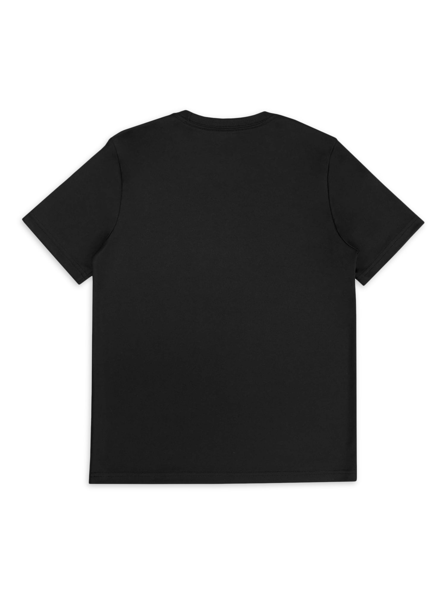 Athletic Works Boys Active Solid & Graphic Short Sleeve T-shirt, 3-Pack, Sizes 4-18 & Husky
