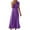 Purple-dark, variant on Summer Fashion Plus Size Spring Dresses for Women 2026 Cotton And Linen Solid Color Causal Turndown Collar Sleeveless Button