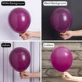 thumbnail image 2 of Dark Purple Balloons 50 pcs 12 Inch Dark Magenta Plum Latex Helium Balloons for Graduation Baby Shower Gender Reveal Wedding Butterfly Halloween Birthday Party Decorations Purple-F13, 2 of 12