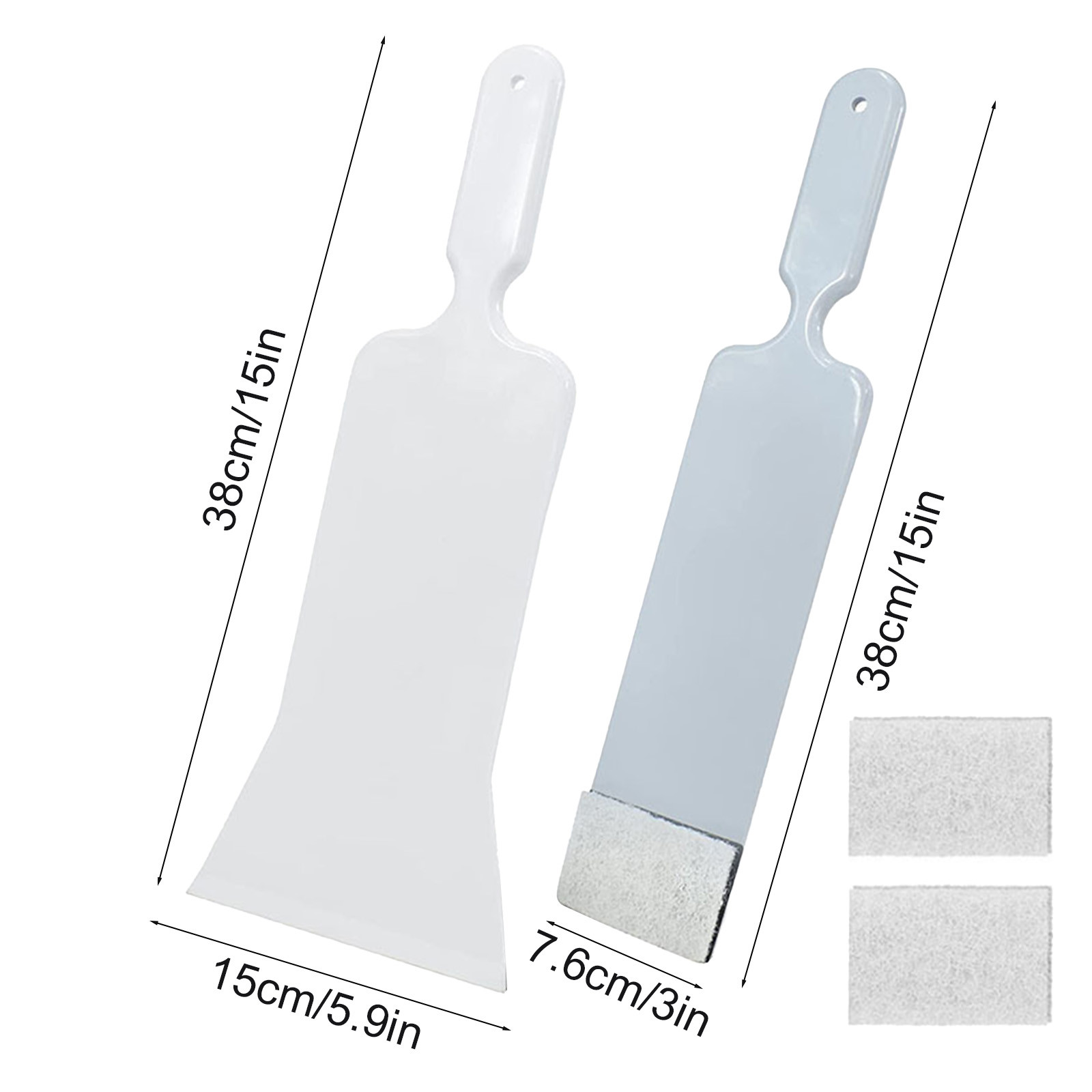 ZAVOOS 3 Pieces Window Tint Tools, Long Handle Auto Bulldozer Squeegee Scrubber Paddle Squeegee Kit, Flat Glass Scraper Cleaning Tool for Car Front Windows Rear Glass ZAVOOS 3 Pieces Window Tint Tools, Long Handle Auto Bulldozer Squeegee Scrubber Paddle Squeegee Kit, Flat Glass Scraper Cleaning Tool for Car Front Windows Rear Glass