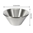 thumbnail image 5 of Double Wall Insulated Metal Soup Bowl Kitchen Serving Bowl Easy to Use, 5 of 10