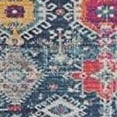 thumbnail image 6 of HAOXIT Tablecloth, Pattern with Ornamental Floral Folk Art Abstract, Round Table Cover for Dining Room Kitchen Decor, Circle Tablecover, Navy Blue Multicolor 31-35, 6 of 8