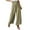 Green, variant on Bigersell Pant Leggings for Women Full Length Pants Fashion Women Summer Bow Casual Loose High Waist Pleated Wide Solid Trousers Pants Ladies' Modern Straight Pants
