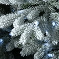 thumbnail image 3 of National Tree Company 75" ft Snowy Hamilton Spruce Christmas Tree, Prelit, Cool White LED Lights, 3 of 3