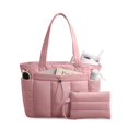 thumbnail image 1 of Bolso de mano TopDesign Puffy para mujer con portavasos y compartimento para portátil, bolsa de cosm, 1 of 8