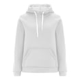 thumbnail image 2 of Clearance! Yajing Pullover Hoodies Hoodies for Women Women's Autumn and Winter Fashion Plus Size Hooded Sweatshirt M White, 2 of 4