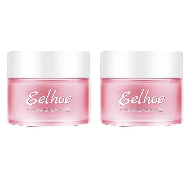 2 piezas de base de maquillaje en crema, gel corrector, base de maquillaje, hidratante, aislante, reduce los poros, maquillaje de belleza facial, 30 ml | 6425733164579
