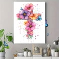 thumbnail image 4 of Floral Cross Watercolor Canvas Wall Art, Spring Theme Religious Print for Living Room Bedroom Dining Room Office Hallway Staircase, 4 of 8