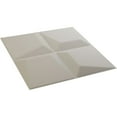 thumbnail image 6 of Ekena Millwork 19 5/8"W x 19 5/8"H Tellson EnduraWall Decorative 3D Wall Panel, UltraCover Satin Blossom White (12-Pack for 32.04 Sq. Ft.), 6 of 6