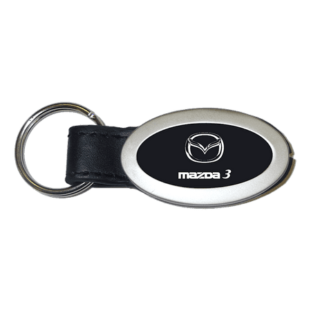 Au-TOMOTIVE GOLD Mazda 3 Black Oval Leather Key (Best Mazda 3 Mods)