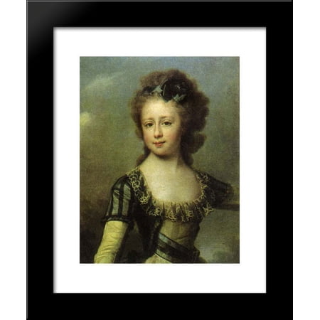 Maria Pavlovna 20x24 Framed Art Print by Dmitry Levitzky