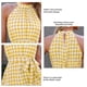 thumbnail image 5 of Vestido A Cuadros Sin Mangas Con Cuello Halter, Agujero De Llave En La Espalda Una Línea Vestido De Volantes A Cuadros De Una Pieza Lavar A Máquina Con Cinturón Para Fiesta ANGGREK No, 5 of 6