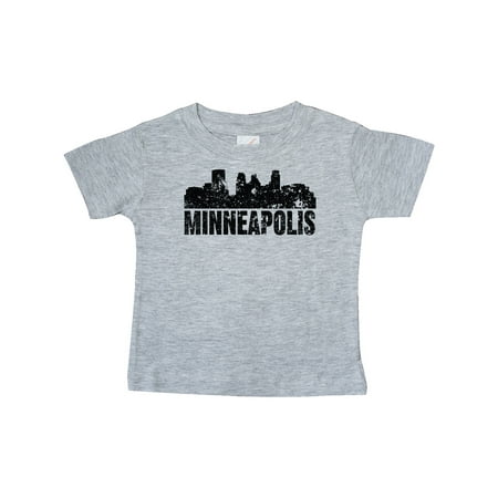 

Inktastic Minneapolis Skyline Grunge Gift Baby Boy or Baby Girl T-Shirt