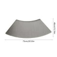 thumbnail image 3 of Absorbent Linen Bath Mat Non-Slip Rug Entrance Bedroom Foot Carpet 30x16 Inch Gray, 3 of 6