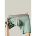 thumbnail image 3 of Men's Smooth Nylon Daily Boxer Briefs Light Green L, 3 of 5