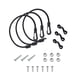 thumbnail image 1 of Rod Tamer Correas de pesca Soporte de cuerda elástica Cinturón Conector cargado fuerte con hebilla de fijación Cordón bungete retráctil 3pcs Kearding  OD002854-00, 1 of 7