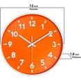 thumbnail image 3 of CozySound Reloj de Pared Silencioso sin Tictac de 12 Pulgadas para Hogar/cocina/oficina/aula/escuela Clocks, 3 of 6