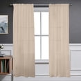thumbnail image 6 of Sheer Curtains Set of 2 Light Filtering Panels with Rod Pocket for Living Room or Bedroom Easy Install, Polyester Drapes for Window and Soft Natural Light, Airy Modern Home Decor 83x52 Inch, 6 of 6