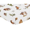 thumbnail image 4 of Sweet Jojo Designs Country Western Taupe Red and Blue 4 Piece Crib Bedding Set, 4 of 6