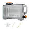 thumbnail image 4 of Portador de almacenamiento de agua de contenedor de agua con tanque de agua del grifo sin dispensador de bebidas de fuga para conducir emergencia de 12l, 4 of 8