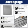 thumbnail image 4 of tredstone Silica Gel Kitchen Faucet Absorbent Mat Made With Silicone For Easy Cleaning Multi-purpose Grey, 4 of 6