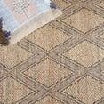 thumbnail image 6 of SAFAVIEH Natural Fiber Adams Geometric Area Rug, Natural/Black, 3' x 5', 6 of 8