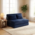 thumbnail image 1 of QinaQin Sofá cama plegable 4 en 1, futón de piso con espuma de alta densidad, ideal para sala, recámara, departamento o cuarto de visitas, 1 of 7