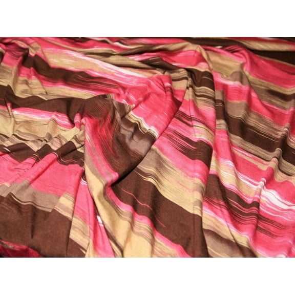 Minerva Mambo Rayon Jersey Stretch Knit Fabric Pink - per yard