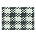 thumbnail image 1 of Checkered Cutting Board, Diagonal Stripes Squares Monochrome Sketchy Geometric Grid Revival Tile, Decorative Tempered Glass Cutting and Serving Board, Large Size, White Charcoal Grey, by Ambesonne, 1 of 1