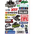 thumbnail image 1 of 1 Juego De Tiras Laterales Reflectantes Para Casco De Motocicleta Adhesivo De Vinilo Para Coche, 1 of 4