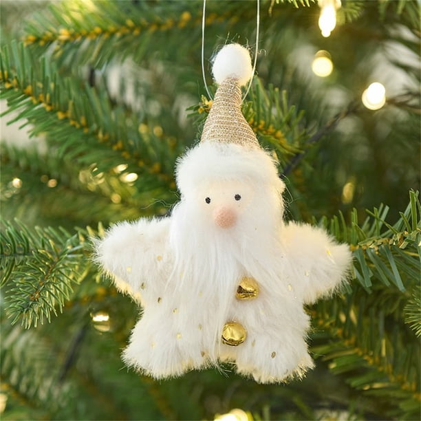 Estrella de 5 puntas de navidad, decoración de árbol de Navidad, pendiente pequeña, púrpura, star ornament, navideño, decoración de hogar, para árbol de Navidad, metal, estilo moderno, para