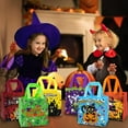 8pcs Halloween Trick or Treat Bags, Halloween Tote Gift Bags with