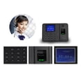 thumbnail image 2 of Time Clock C900U Fingerprint Time Card Machine Biometric Time Card Machine Time Clocks For Employees, 2 of 4