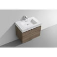 thumbnail image 4 of Kubebath Bliss 30" Butternut Wall Mount Modern Bathroom Vanity, 4 of 6