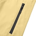 thumbnail image 6 of FRSASU Men's Leisure Cargo Pants Relaxed Fit Outdoor Hiking Camping Fishing & Construction Sports Work Trendy Trousers Yellow, 6 of 9