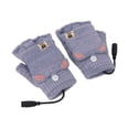 thumbnail image 3 of Guantes Térmicos USB Manopla Hombres Mujeres Invierno Punto Sin Dedos Calentador De Manos Guantes Térmicos Para Trabajo De Oficina Azul, 3 of 14