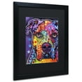 thumbnail image 3 of Trademark Fine Art "American Bulldog 121609" Canvas Art by Dean Russo, Black Matte, Black Frame, 3 of 4