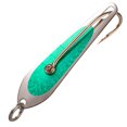 thumbnail image 2 of 10uds. Gancho de lentejuelas de Metal, cuchara de señuelo de pesca de 13g, accesorios de pesca portátiles, color verde, 2 of 2