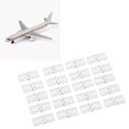 thumbnail image 3 of Bisagras De Plástico, 40PCS RC Bisagras Con Pasadores Control Remoto Avión Bisagra De Plástico Modelo Piezas De Ala De Avión Bisagra Con Pasadores Accesorios De Avión RC, 3 of 7