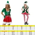 thumbnail image 7 of Men's Christmas Elf Costume Christmas/Women's Santa Claus Costume with Stocking Christmas Tree Coat with Pants/Splicing Dress for House Party, 7 of 7