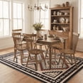 thumbnail image 5 of Kzaei 8'x10' Area Rug for Living Room, Washable Soft Rug with Non-Slip Backing, Large Floral Vintage Distress Print Pattern Carpet, 5 of 6