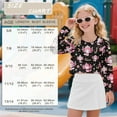 thumbnail image 7 of DISNIMO Christmas Axolotl Snowflake Printed Girls Crop Tops Long Sleeve Pullover Sweatshirt Fashion Cropped Tops Casual Loose Pullover Sweatshirt Fall Winter Outfits, 7 of 7
