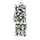thumbnail image 2 of Cesta colgante artificial para decoración de pared | Plantas artificiales realistas de poliéster para interiores, cocinas y oficinas | Arreglo floral rosa, blanco y amarillo, 2 of 6