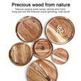 thumbnail image 4 of Lojalitet Bandeja Redonda de Madera para Servir, Bandejas de Madera con Asas para Mesa, Bandeja de Madera de Acacia Vintage, Bandeja Circular de Madera para Interiores y Exteriores, 4 of 6